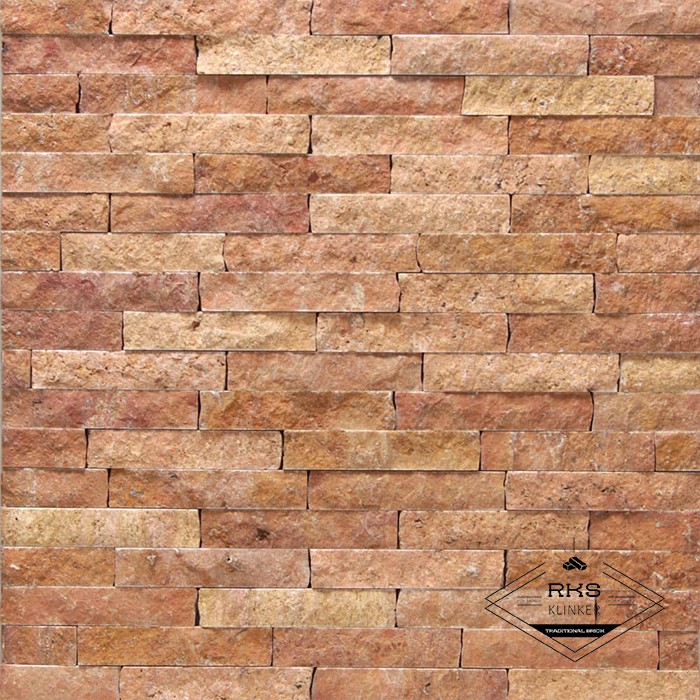 Фасадный камень Полоса - Травертин Золотистый Persiano в Курске